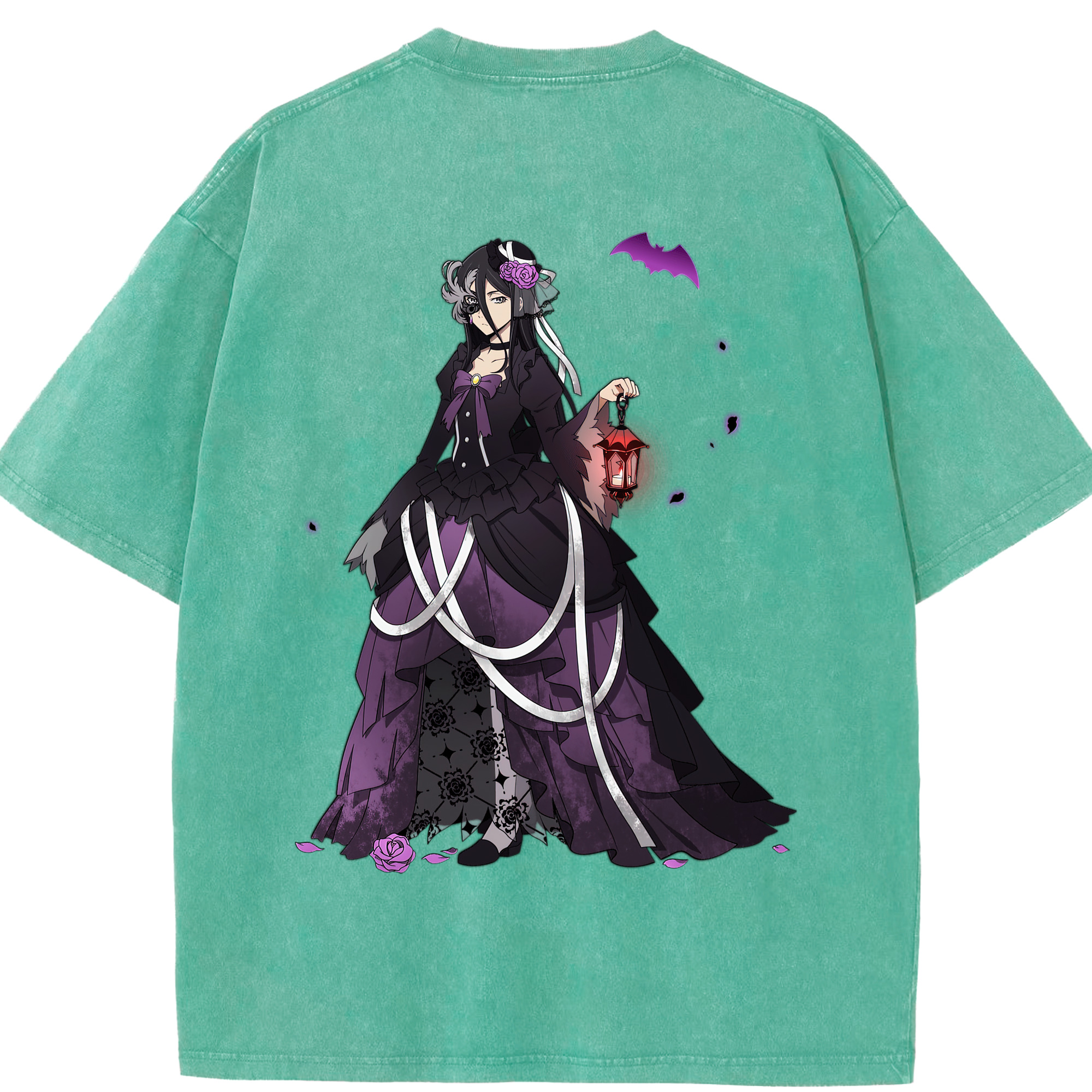 （画像用） 文豪ストレイドッグス Bungo Stray Dogs 綿100% ヴィンテージ風 半袖Tシャツ（背面プリント）